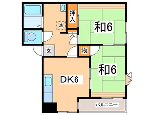 スカイハイツの物件間取画像